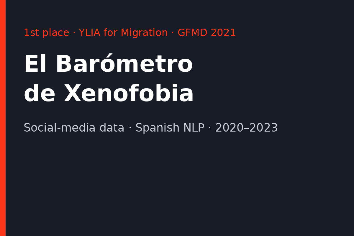 El Barómetro de Xenofobia El Barómetro de Xenofobia